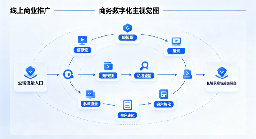 互助土族自治县线上商业推广怎么做？全域流量闭环搭建与低成本转化实战指南